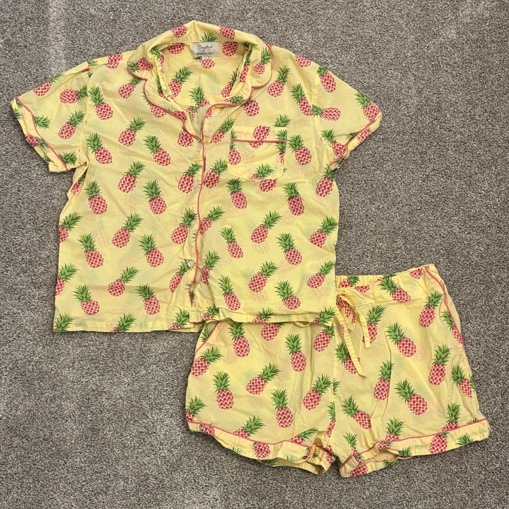 Pineapple Pajama Set